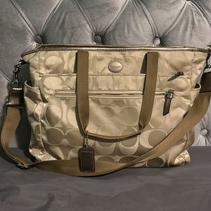 Coach Addison Designer Baby Diaper/Travel Tote Bag X-Large